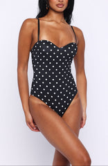 Bella Black Polka Muse Bodysuit