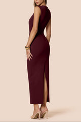 Helena Maxi Dress in Wine