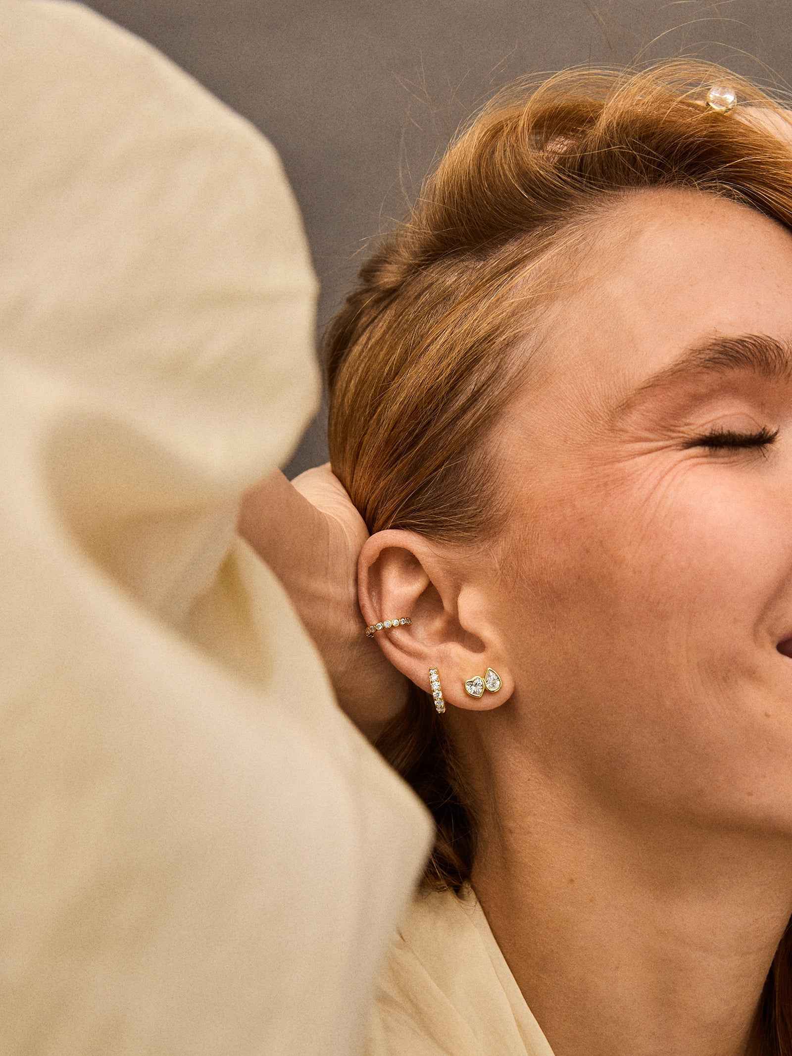 DAINTY LAYERED MINI CASUAL STUD EARRINGS