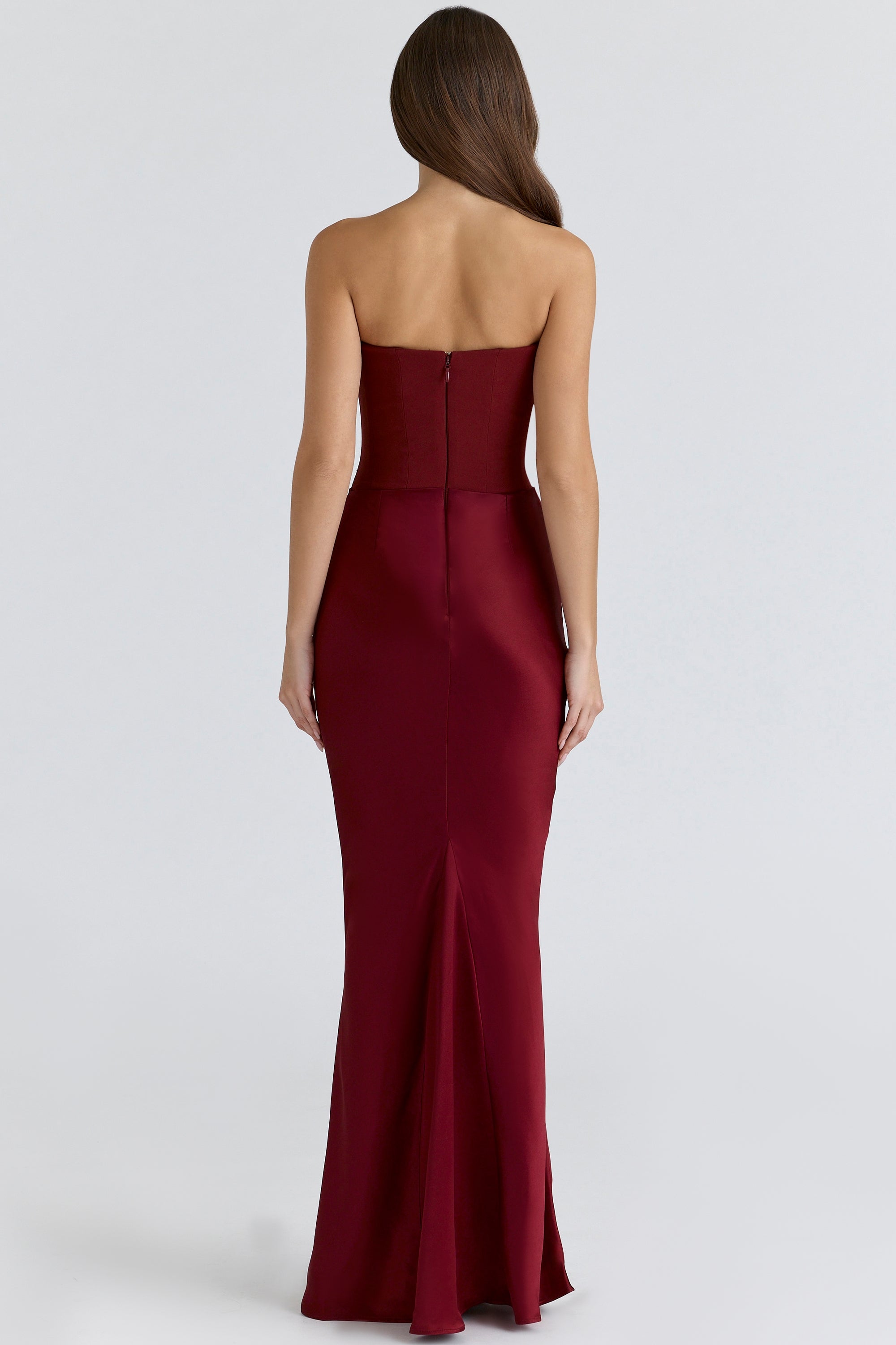 Midnight Siren Corset maxi Dress