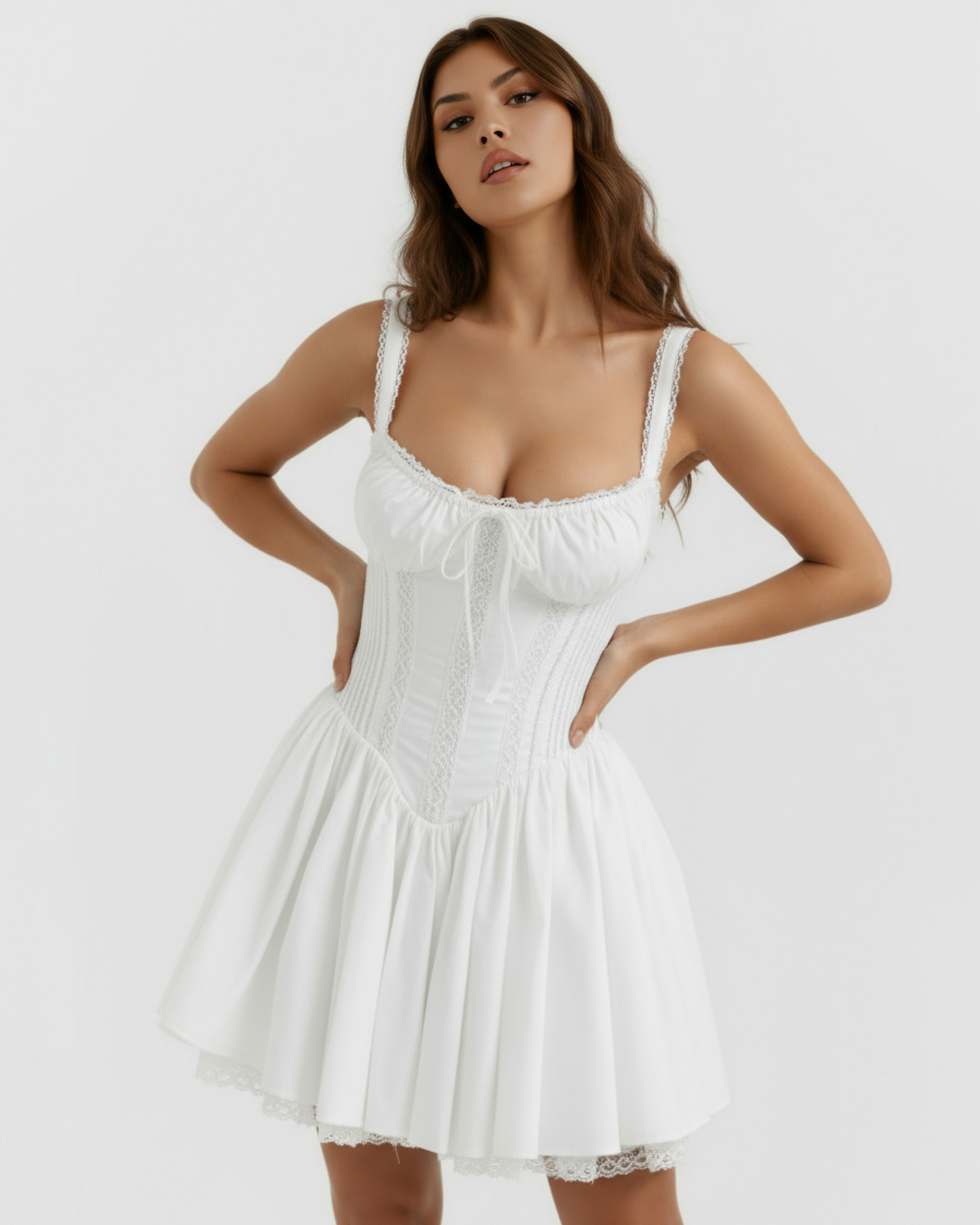 Soft Girl Style, Sweetheart Neckline, Romantic Dates & Brunches
