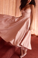 Molly Midi Dress in BabyPink