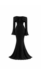 Leilani Lace Off-Shoulder Maxi Dress