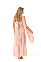 Isabella Mini Dress - Baby Pink Strapless Sweetheart