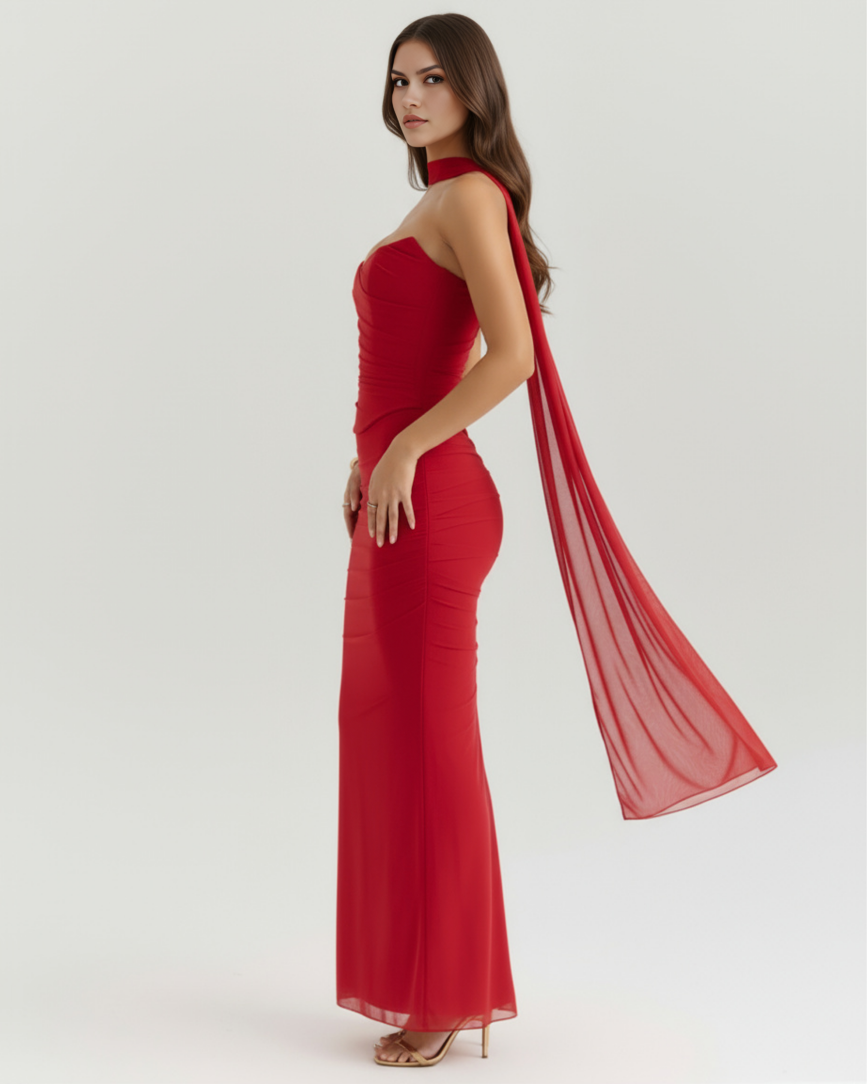 Corset, Skirt & Scarf, Perfect for Special Occasions