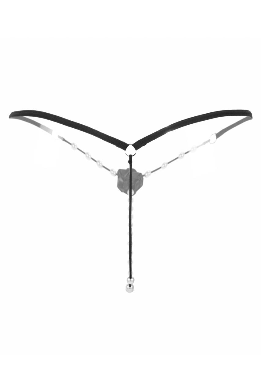 Rose Pearl Thong