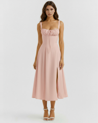 Ros Stretch Cotton, Corseted Bodice, Garden Parties & Dates