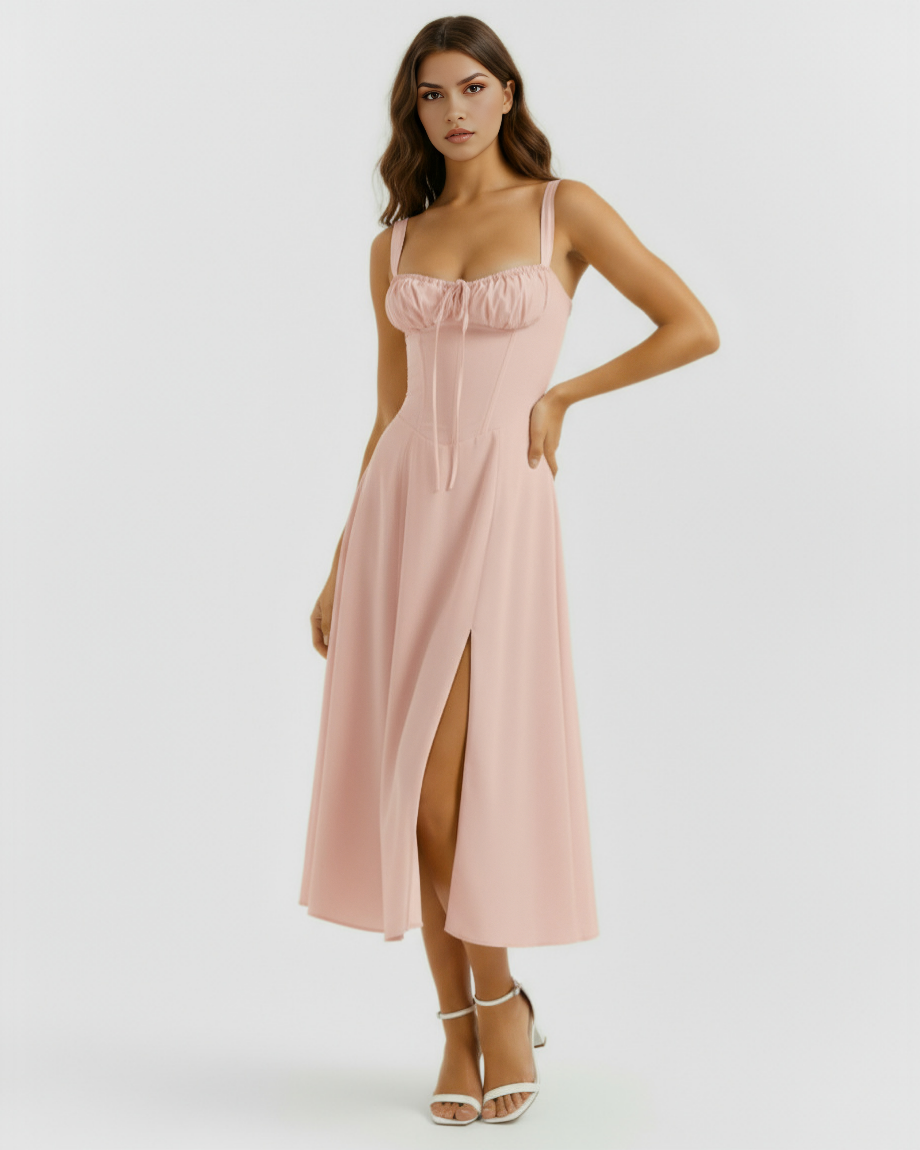 Ros Stretch Cotton, Corseted Bodice, Garden Parties & Dates