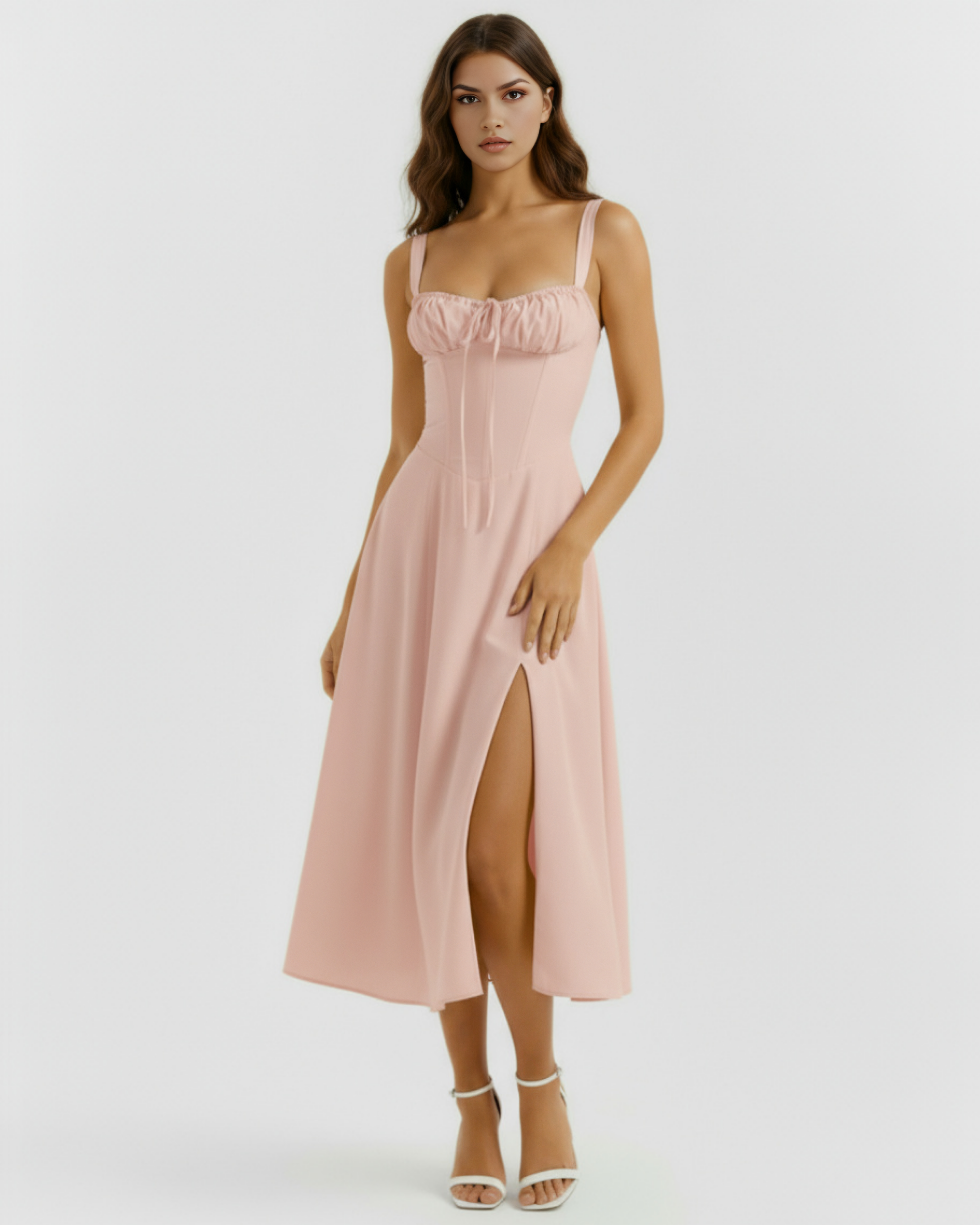Ros Stretch Cotton, Corseted Bodice, Garden Parties & Dates
