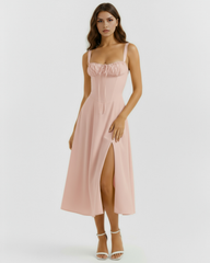 Ros Stretch Cotton, Corseted Bodice, Garden Parties & Dates