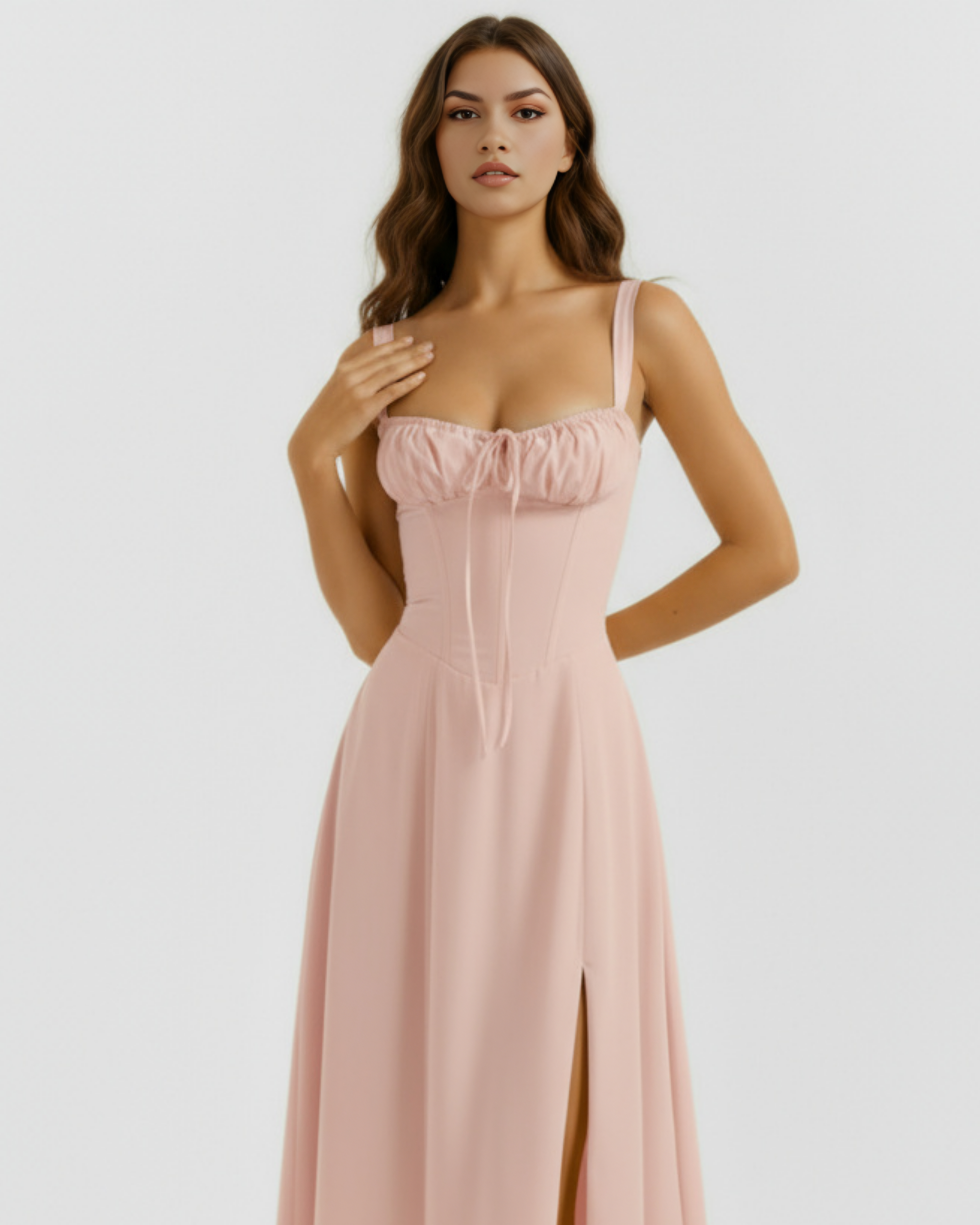 Ros Stretch Cotton, Corseted Bodice, Garden Parties & Dates