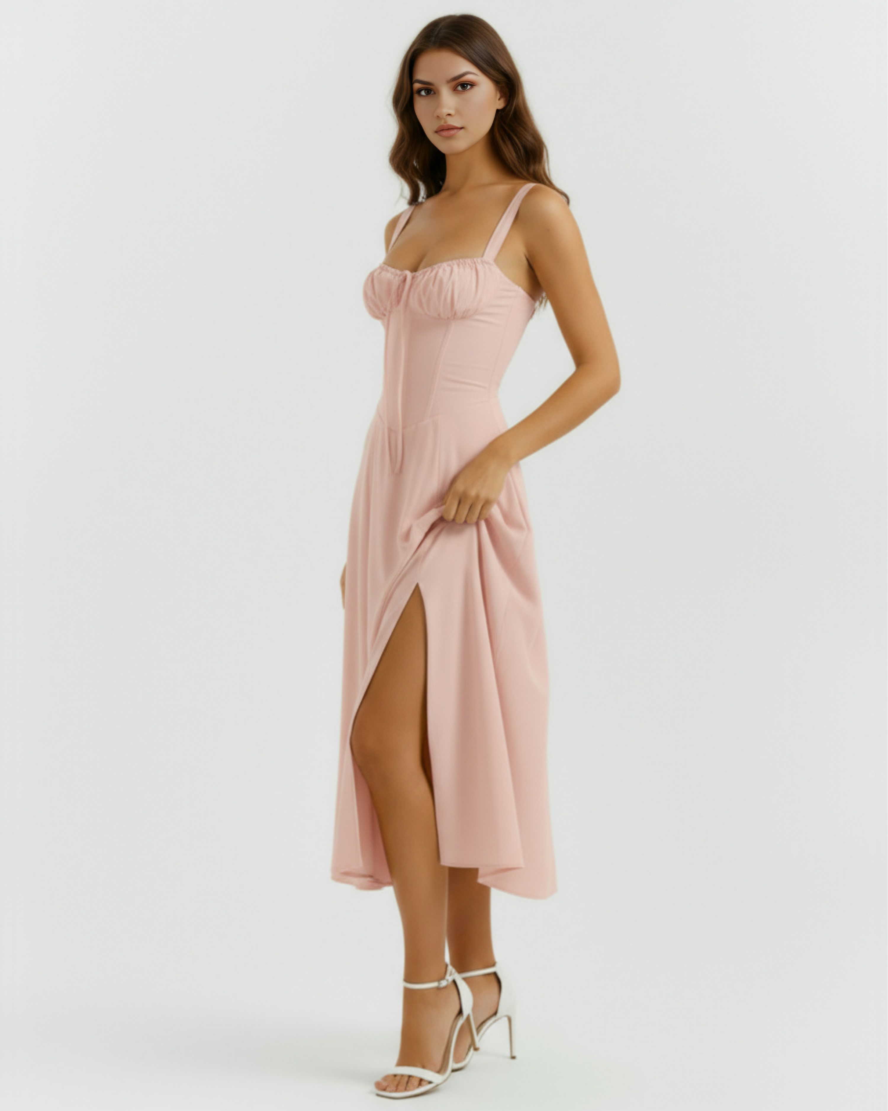 Ros Stretch Cotton, Corseted Bodice, Garden Parties & Dates