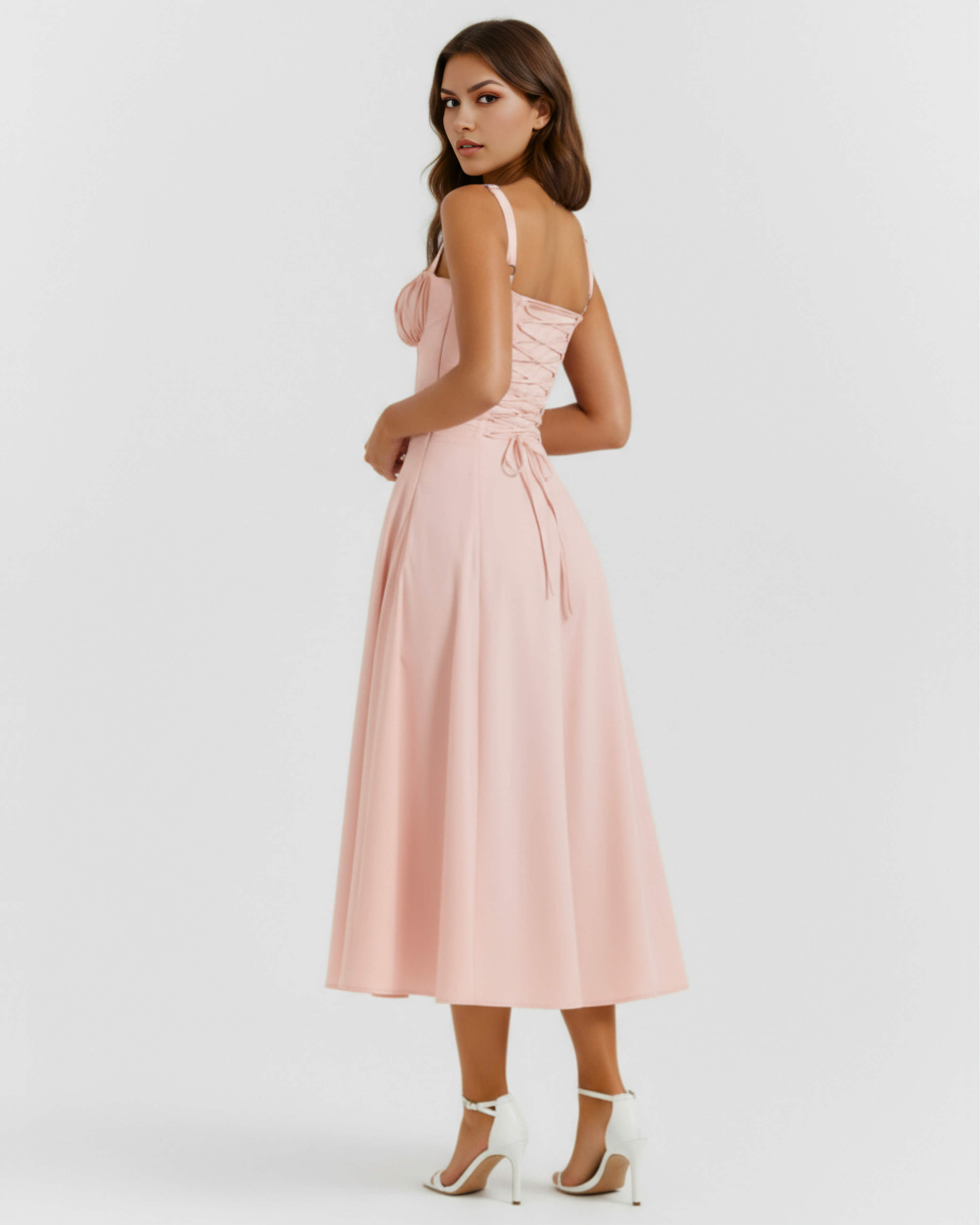 Ros Stretch Cotton, Corseted Bodice, Garden Parties & Dates