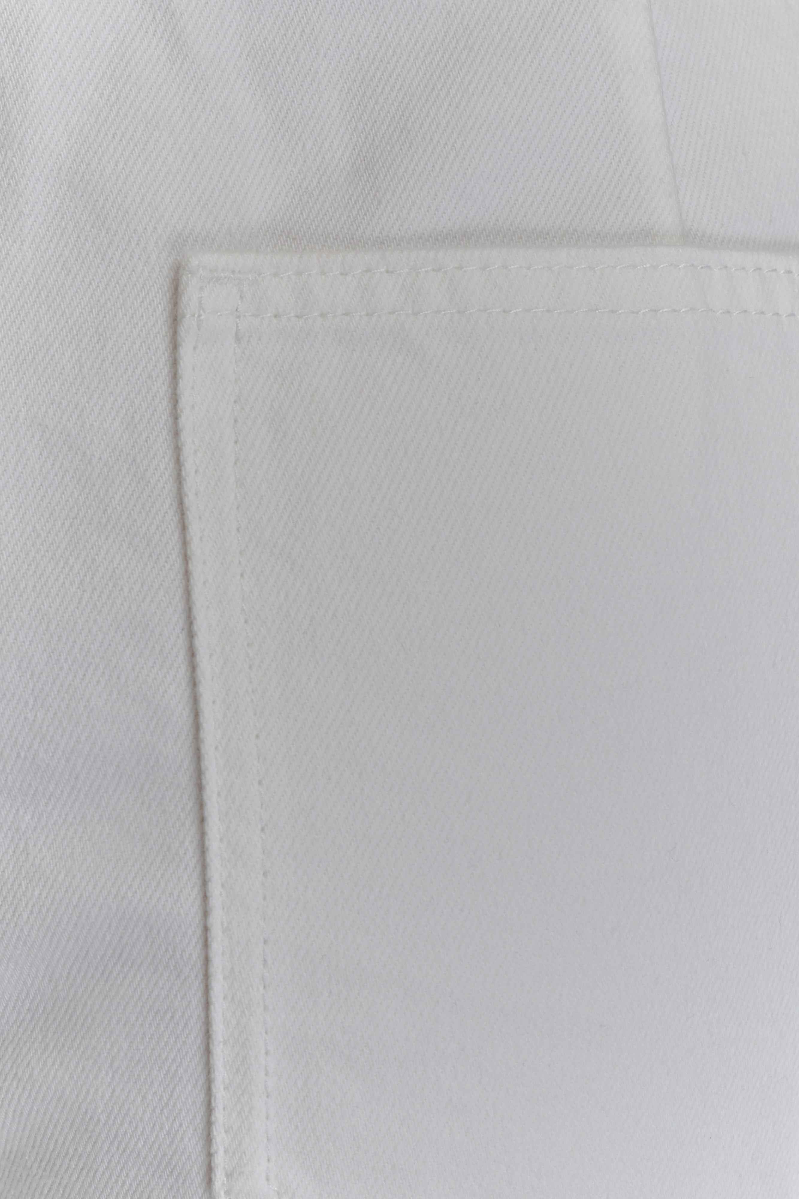 Caitlin White Mid Rise Denim Jeans