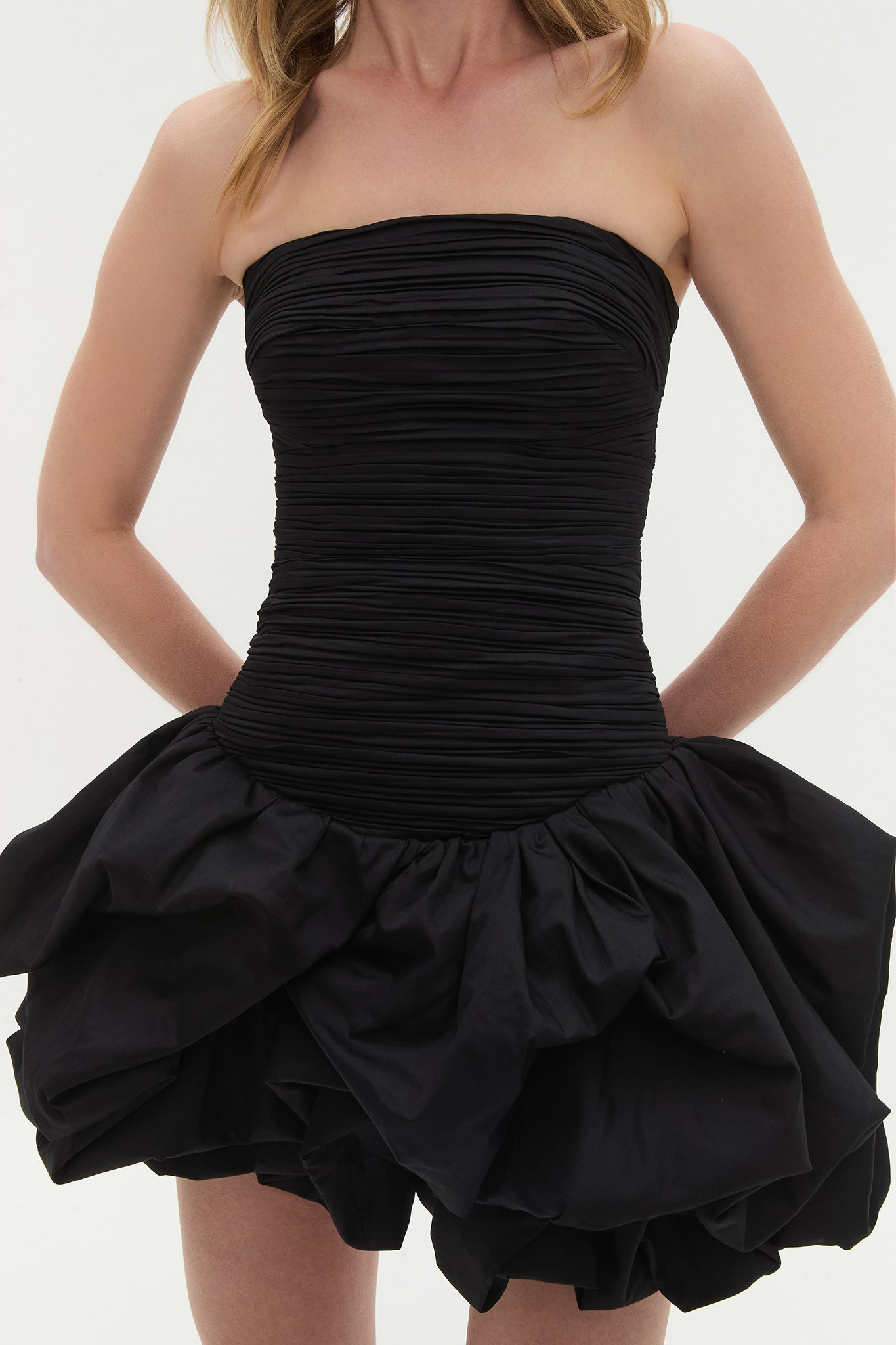 Violette Bubble Hem Mini Dress