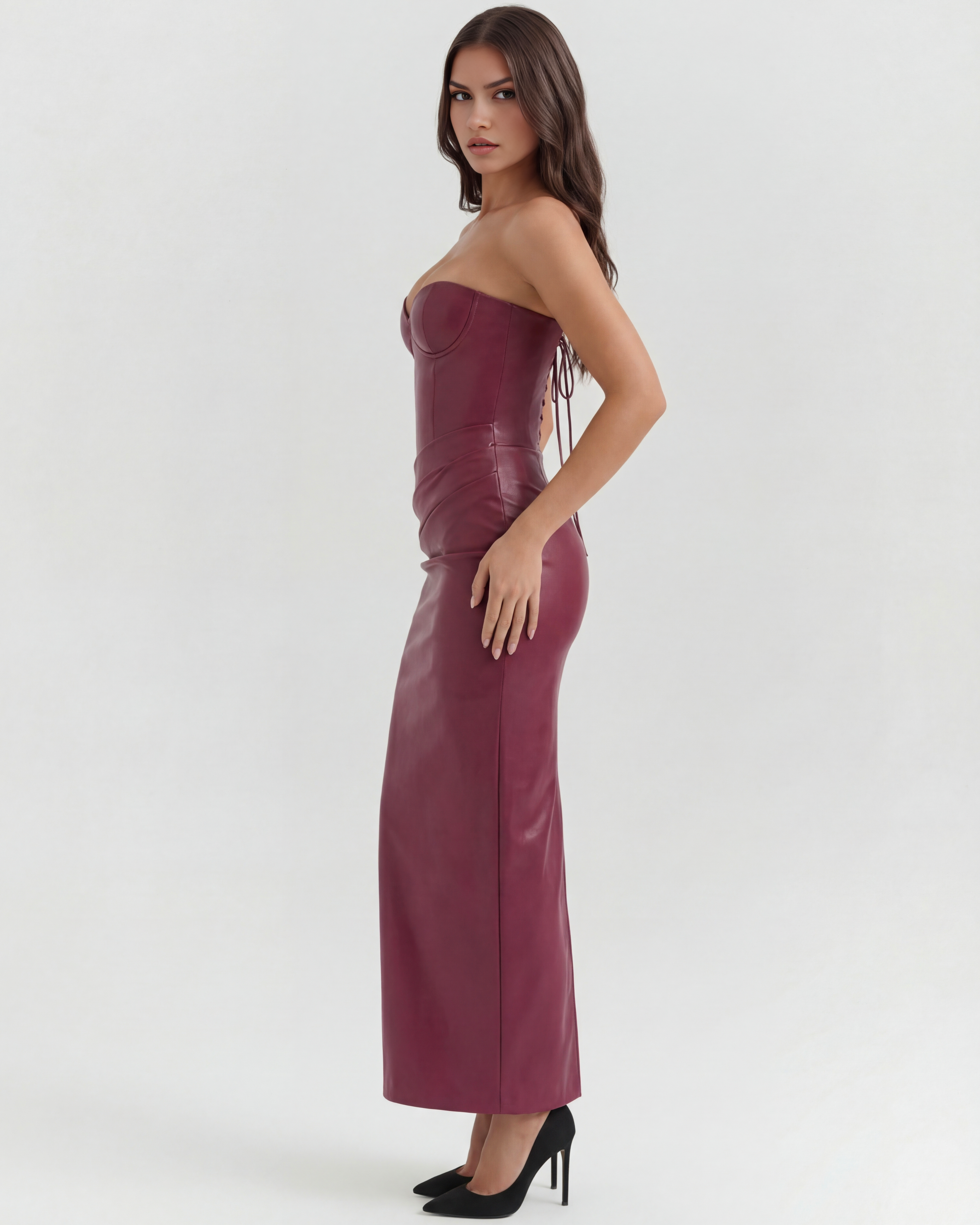 Strapless, Lace-Up Back, Formal Events
