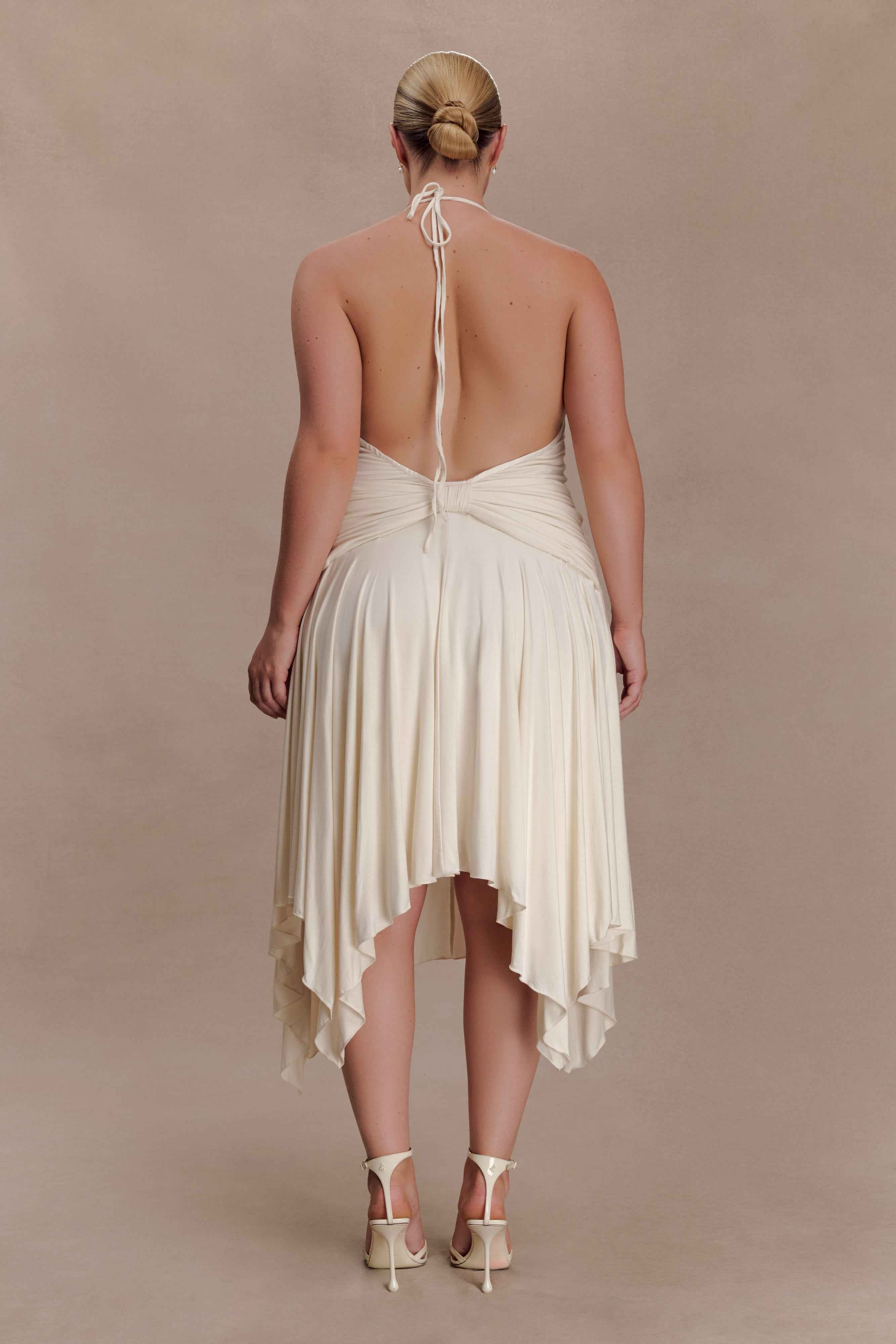 Sylvie Ivory Modal Midi Dress