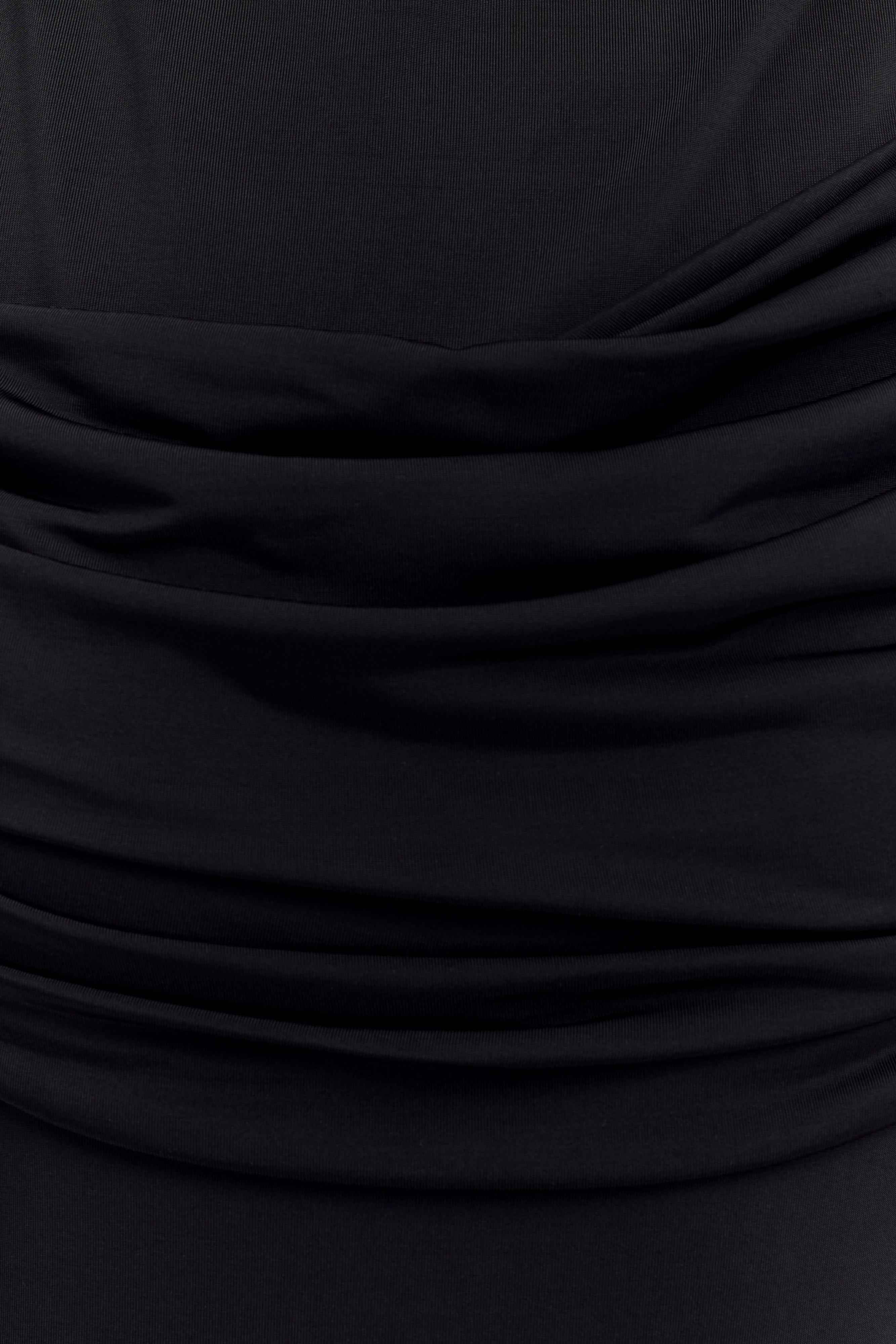 Henley Black Maxi Dress