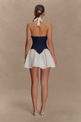 Merlyn Indigo Blue Denim Mini Dress