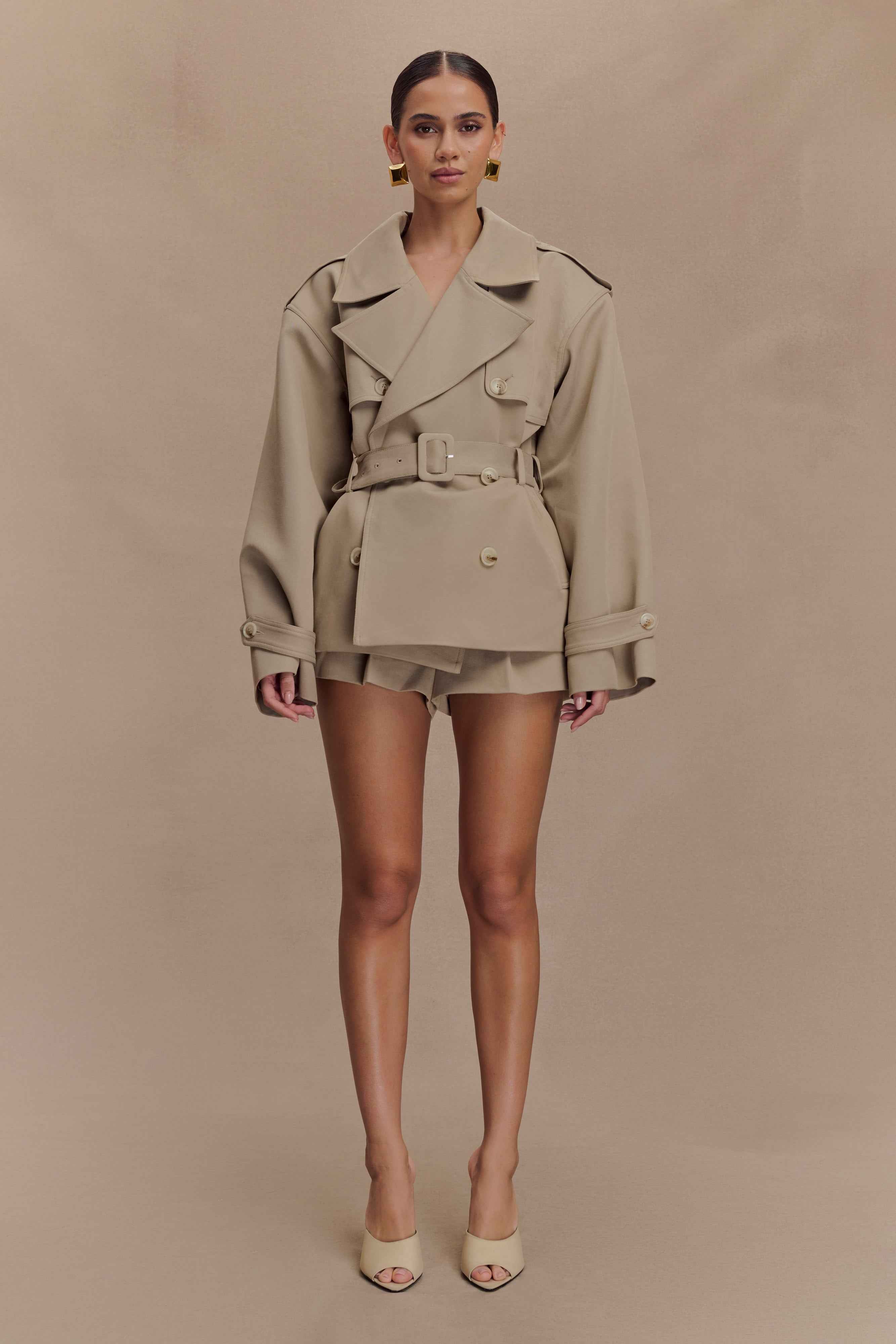 Alden Pebble Short Trench Jacket