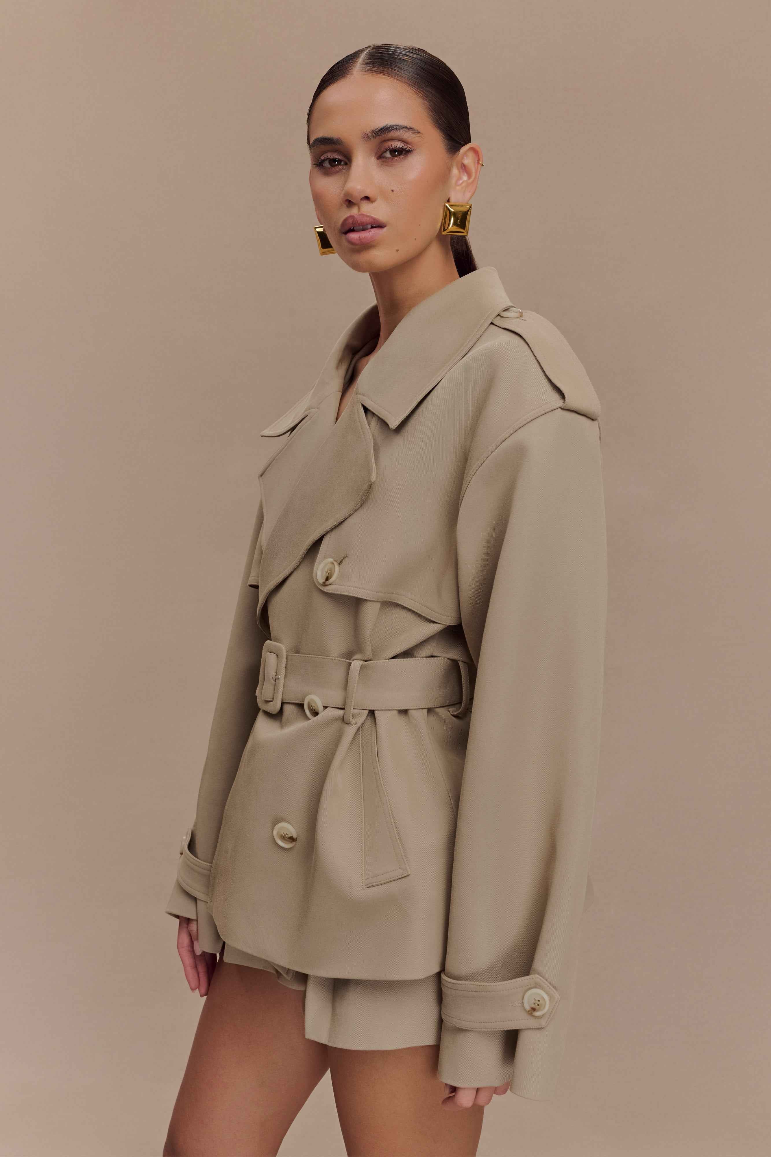 Alden Pebble Short Trench Jacket