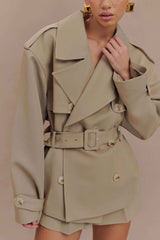 Alden Pebble Short Trench Jacket