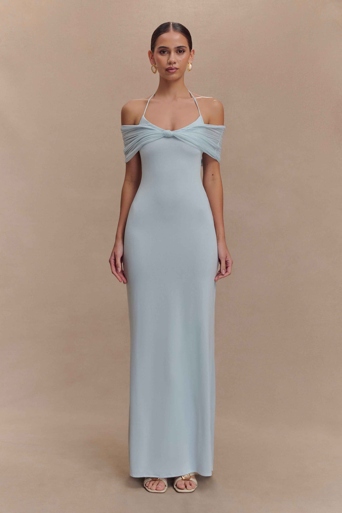 Bernadina Pale Blue Maxi Dress