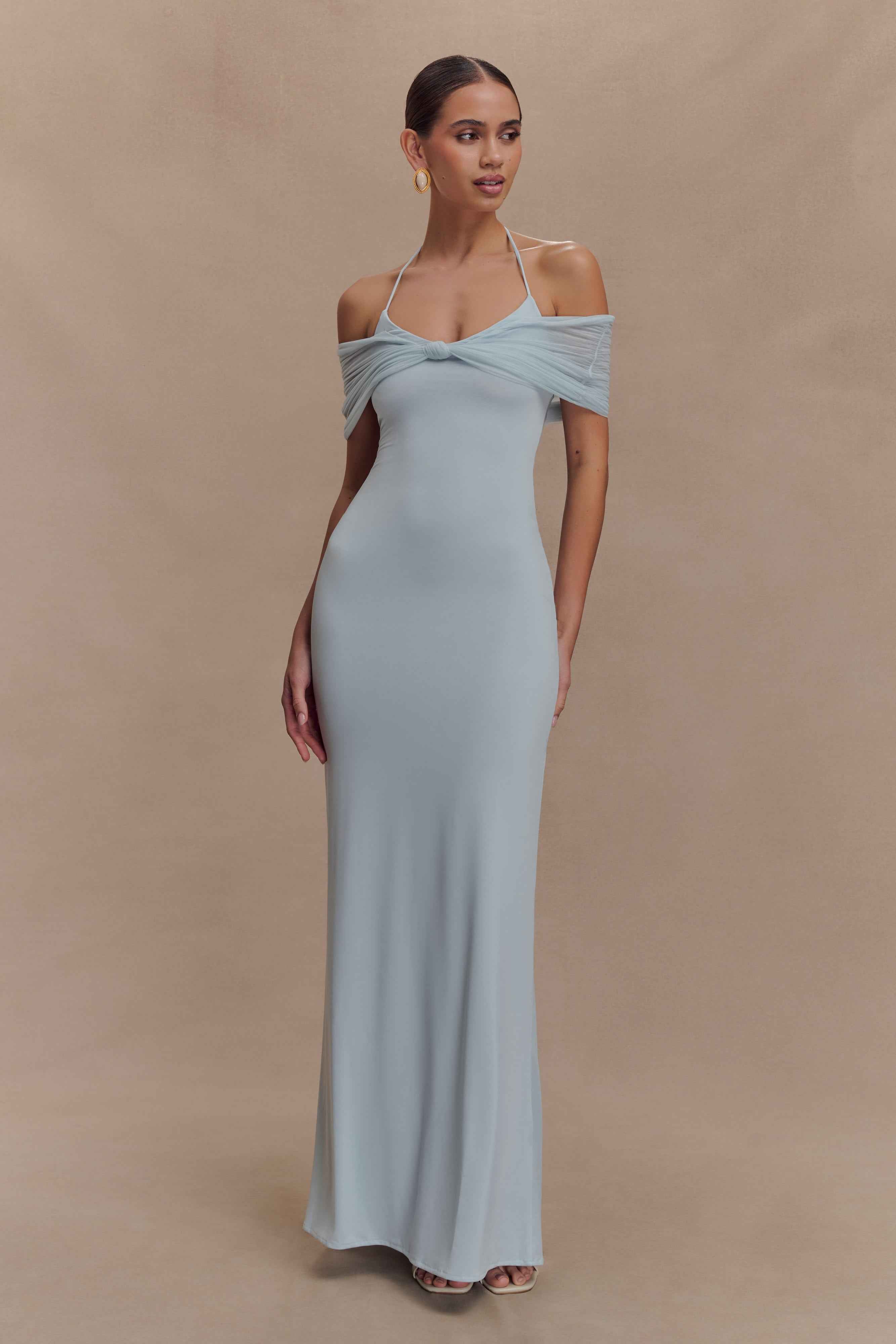 Bernadina Pale Blue Maxi Dress