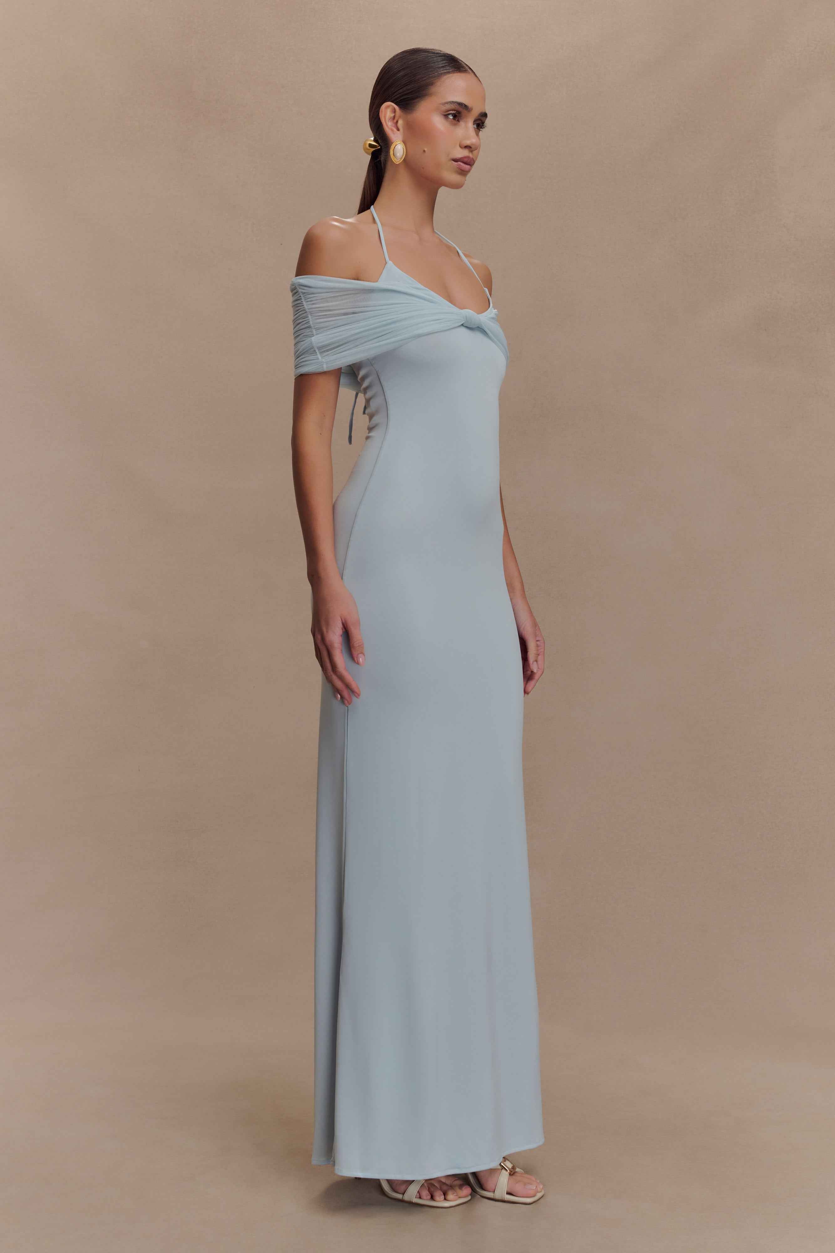 Bernadina Pale Blue Maxi Dress