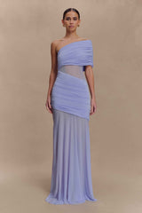 Dallas Lavender One Shoulder Maxi Dress