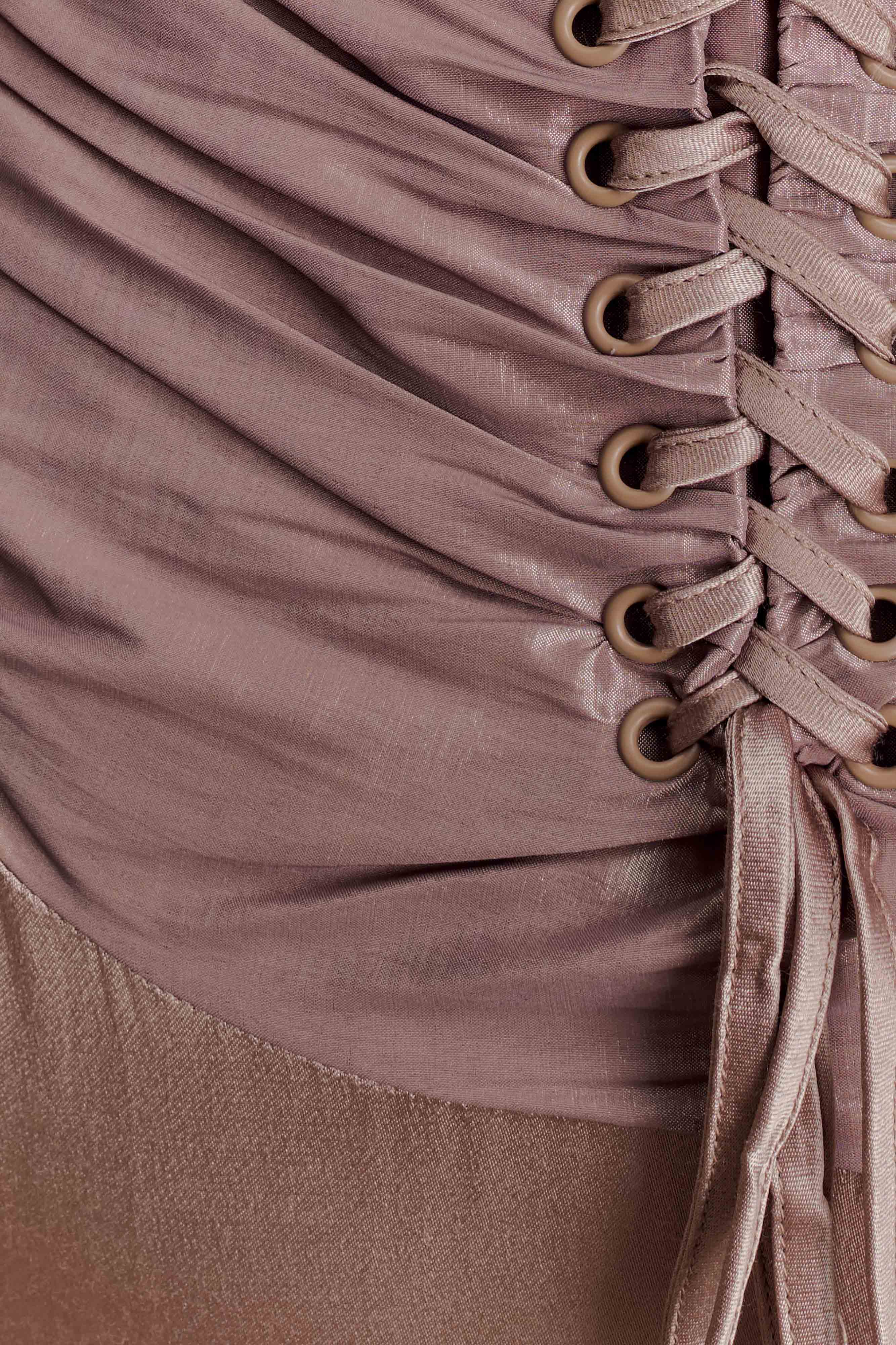 Serena Bronze Taupe Maxi Dress