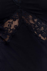 Electra Black Slinky Lace Maxi Dress