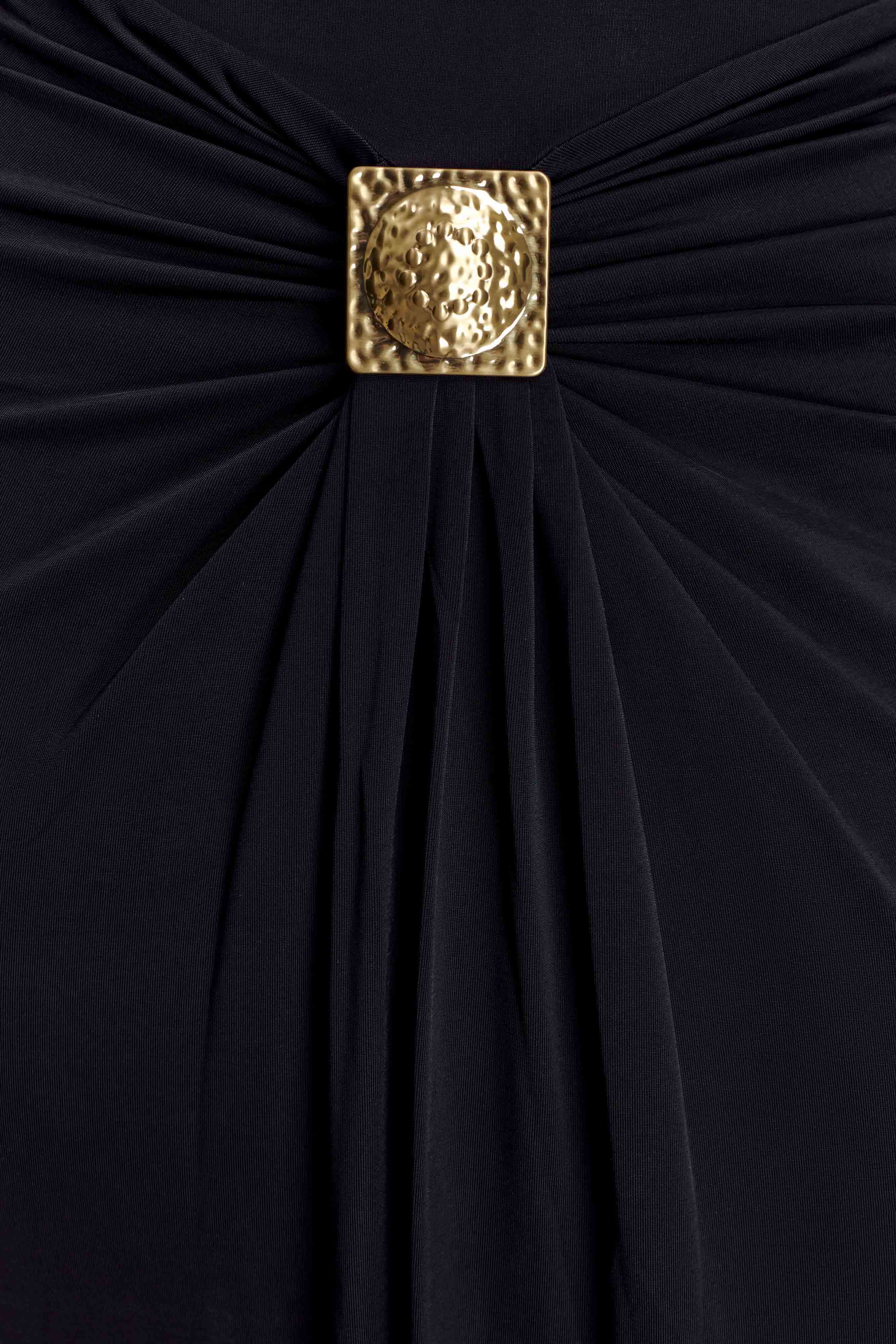 Quincy Black Halter Maxi Dress