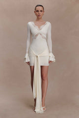 Electra Ivory Lace Mini Dress