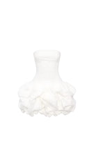 Isabelle Pastel Pink and White Mini Dress