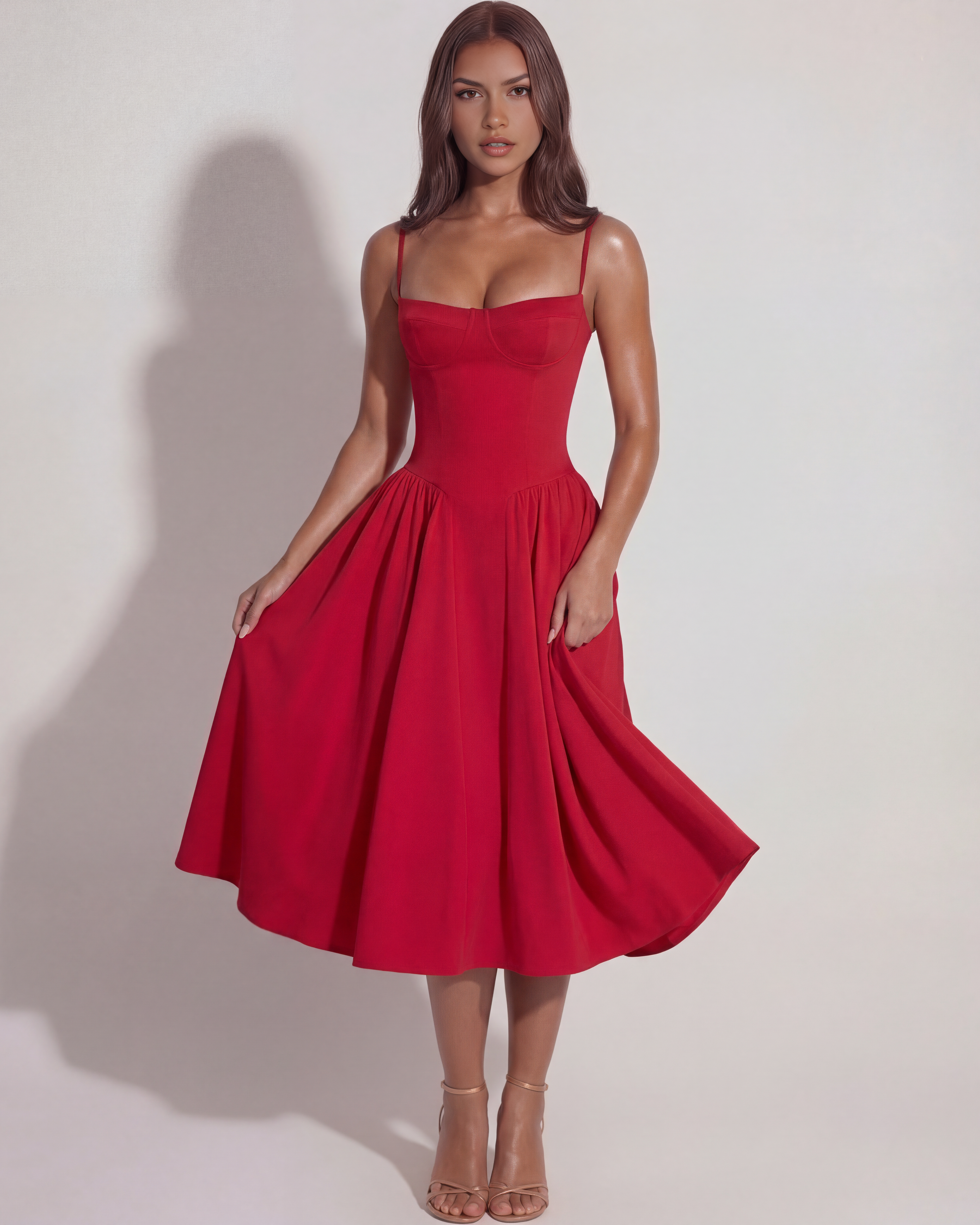 Sweetheart Neckline, Boned Bodice, Summer Events
