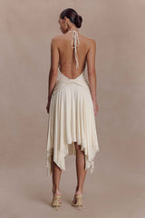 Sylvie Ivory Modal Midi Dress