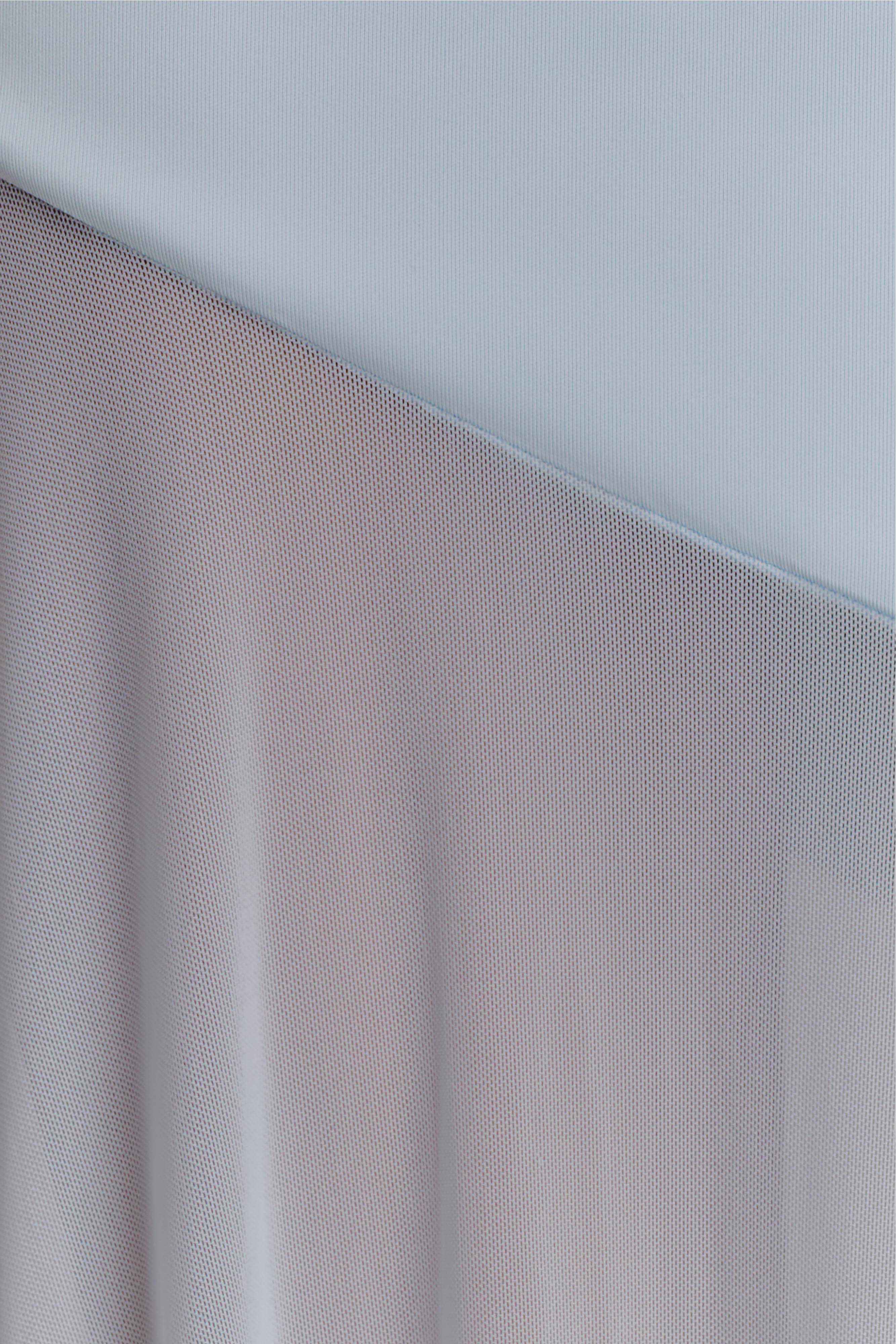 Portia Pale Blue Maxi Skirt