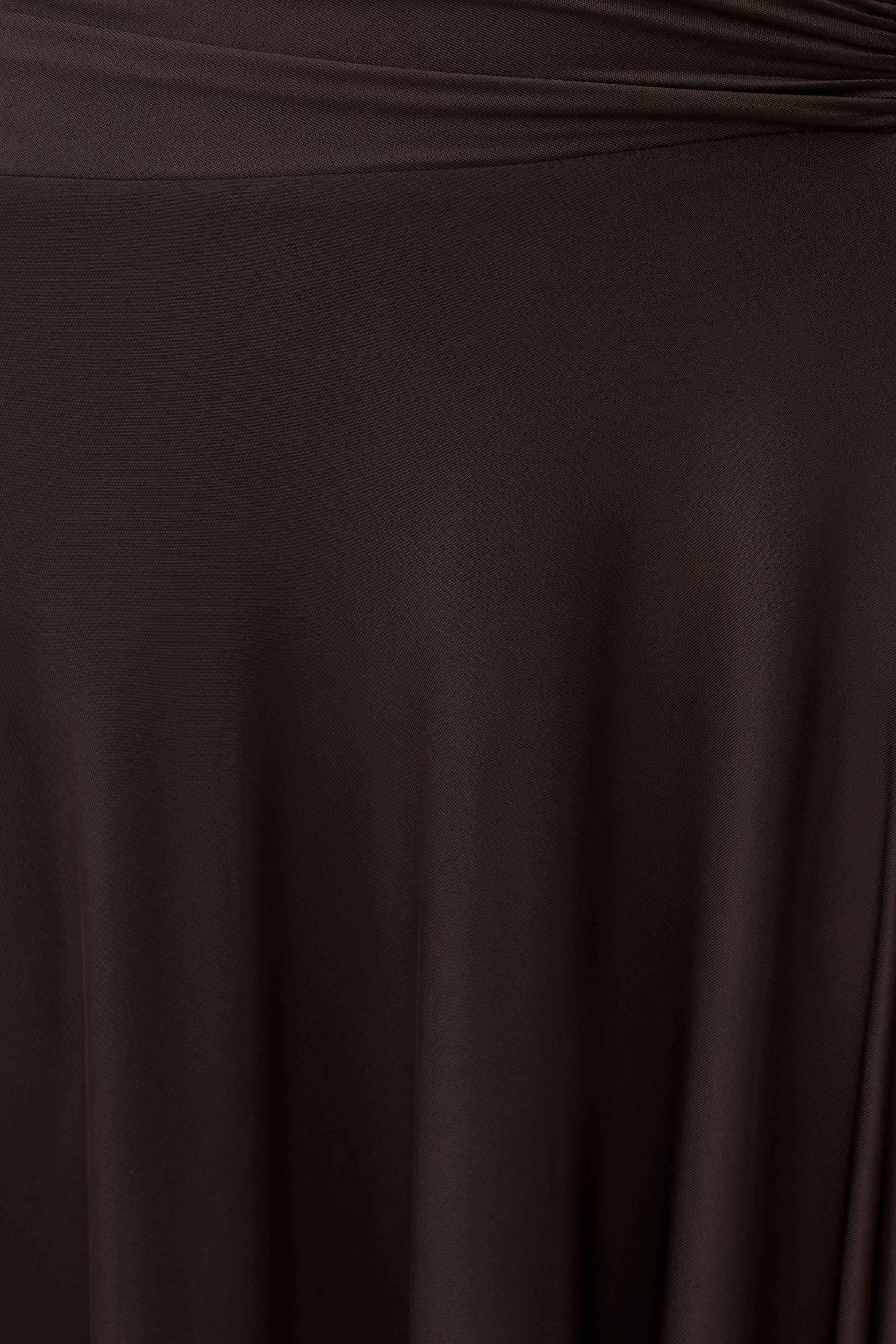 Cornelia Dark Chocolate Midi Skirt