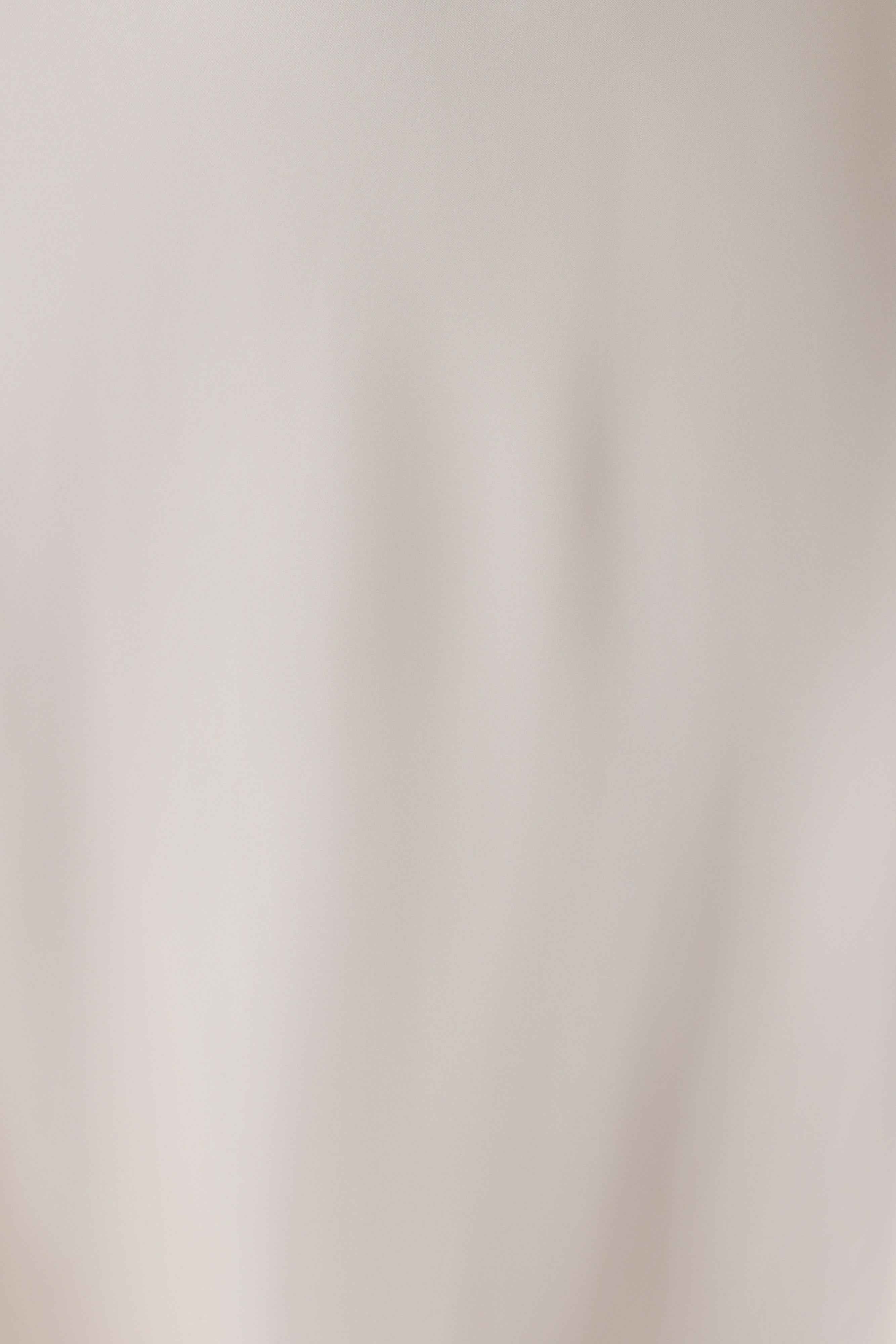Coralie Ivory Asymmetric Satin Midi Skirt