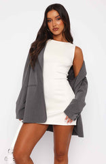 SLEEVELESS FITTED MINI CASUAL SUMMER DRESS
