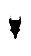 Libby Black Tank Bodysuit