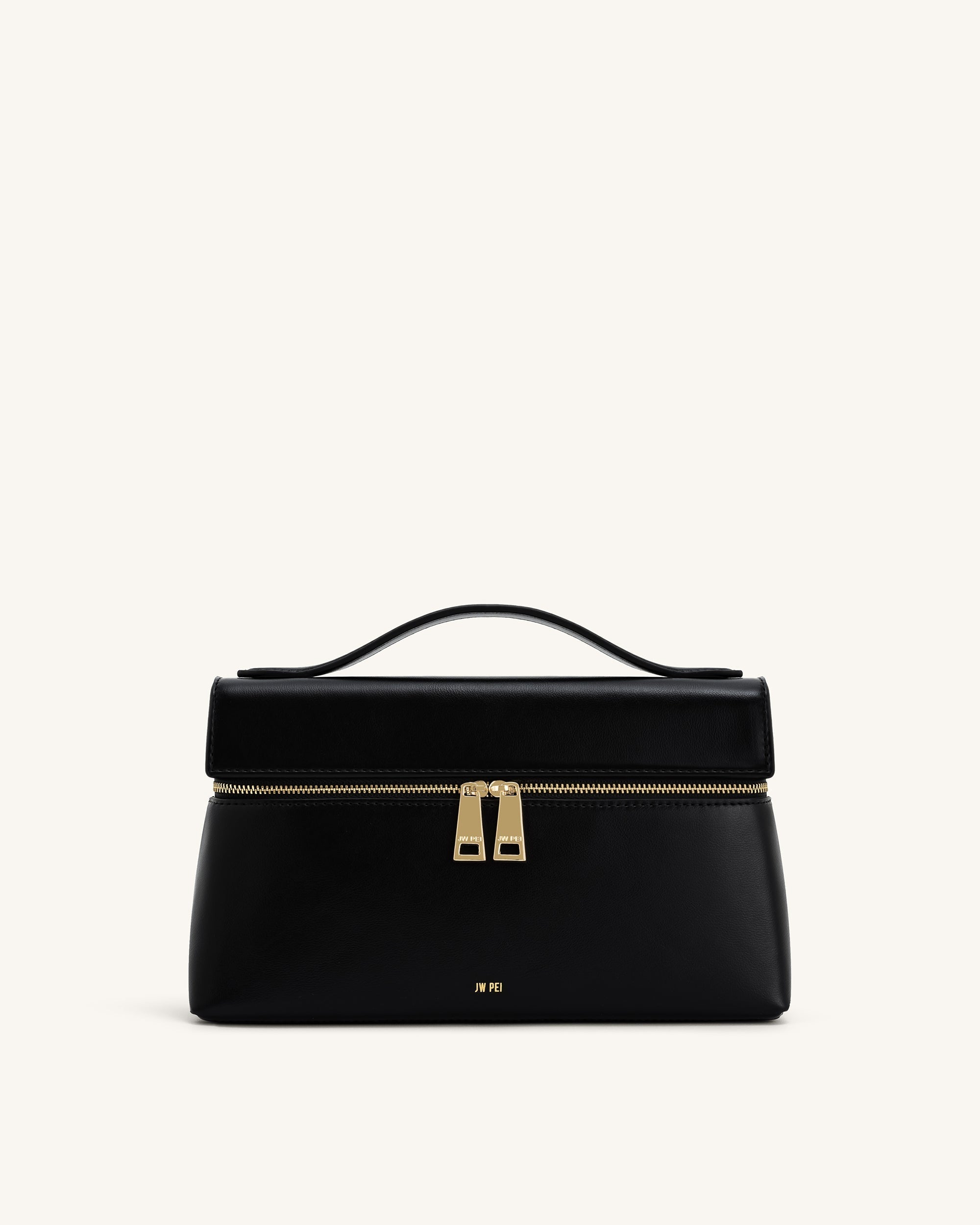 Thea Vegan Leather Crossbody Mini Casual Bag - Black