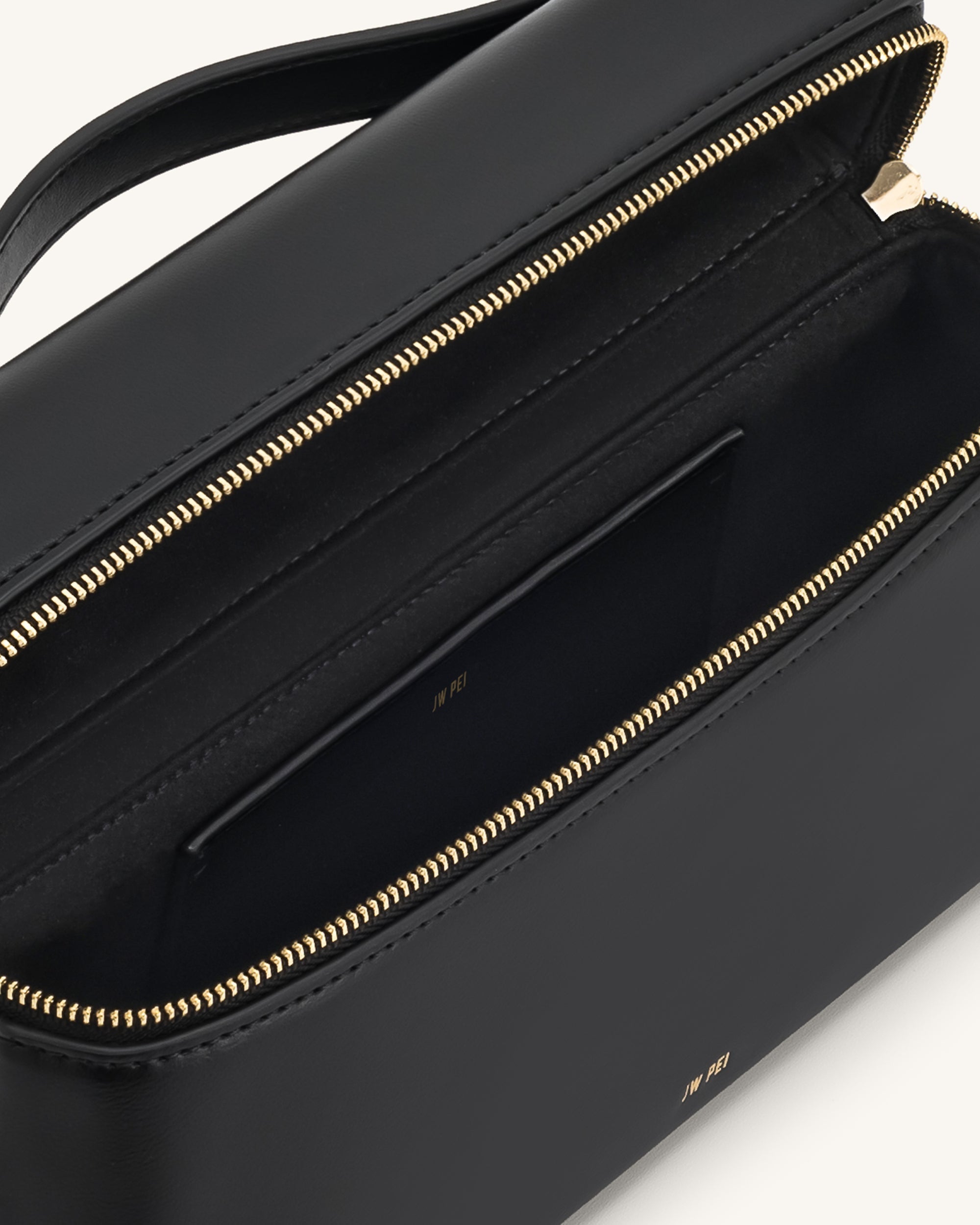 Thea Vegan Leather Crossbody Mini Casual Bag - Black