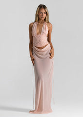 Pink Bronte Blouse & Allira Skirt Set