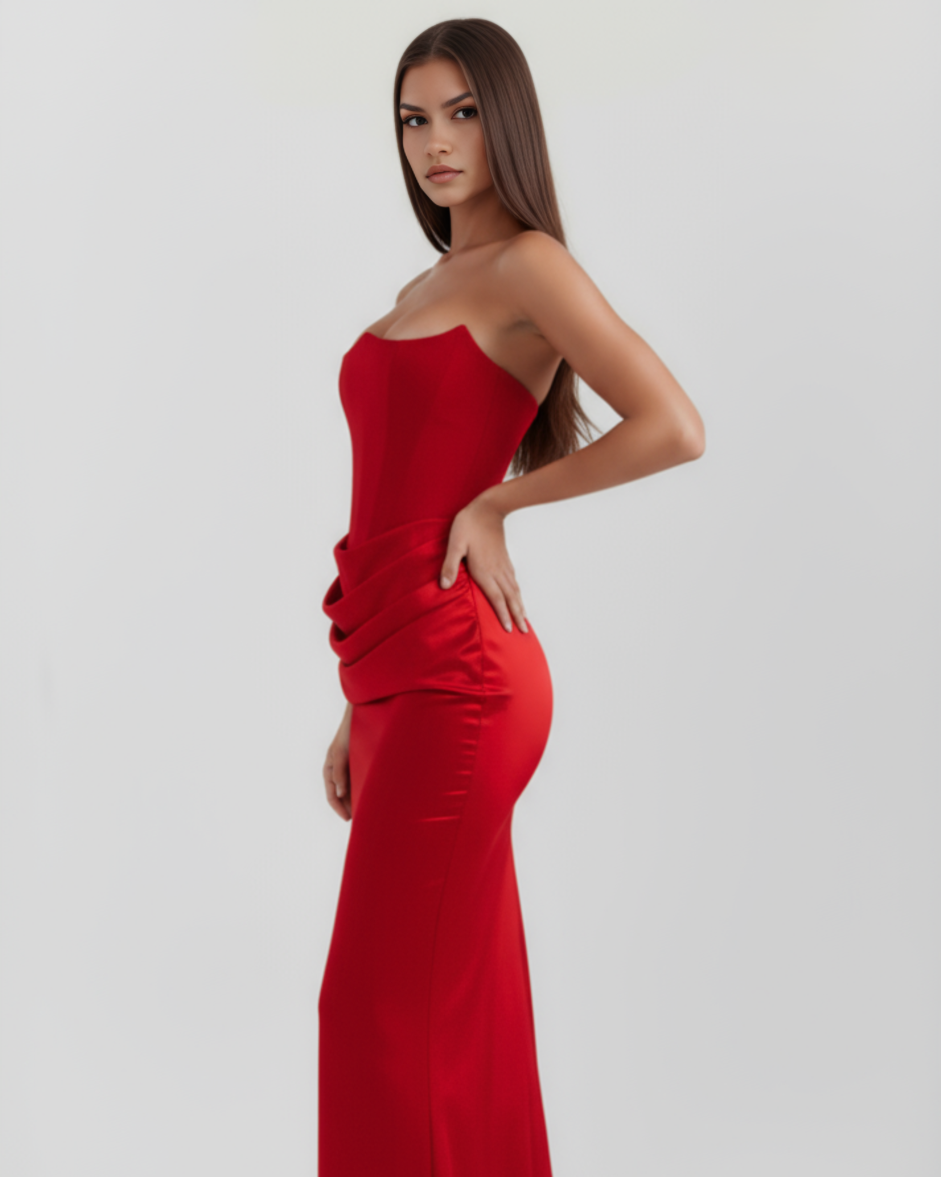 Almond Muse Style, Boned Bodice, Glamorous Events