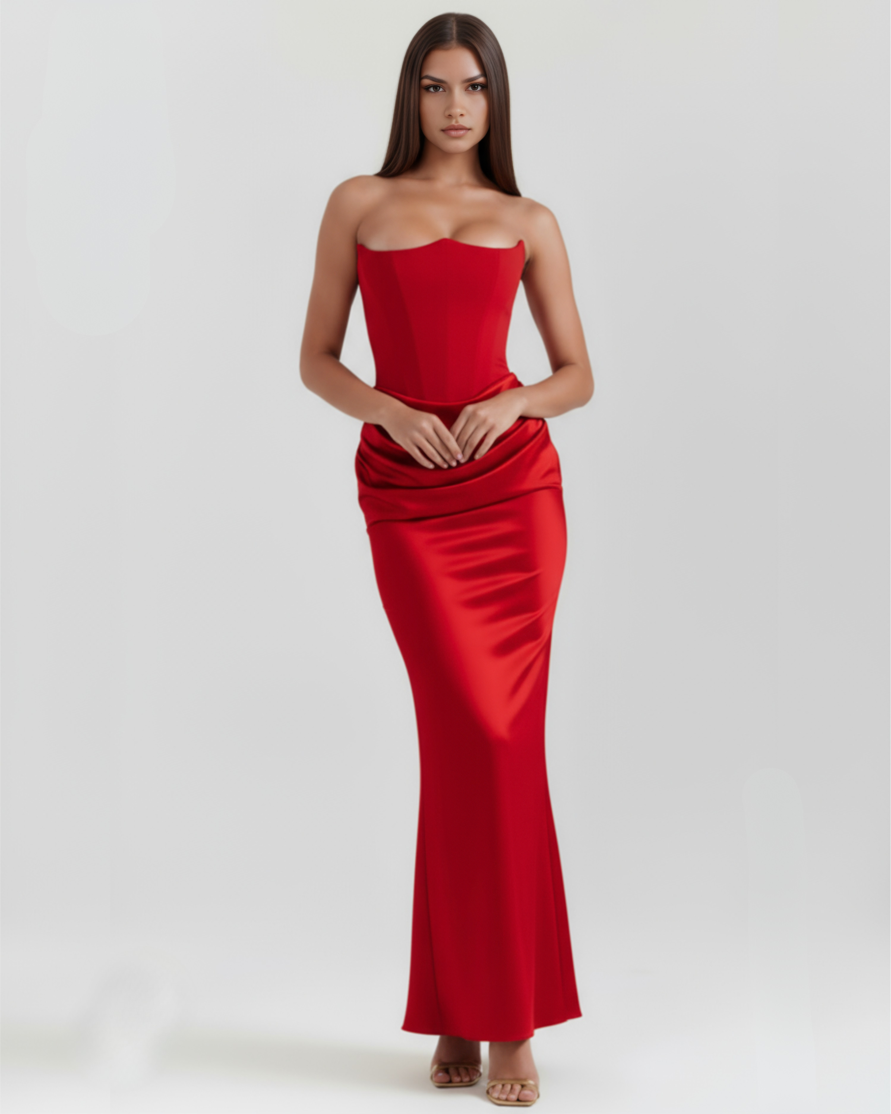 Almond Muse Style, Boned Bodice, Glamorous Events