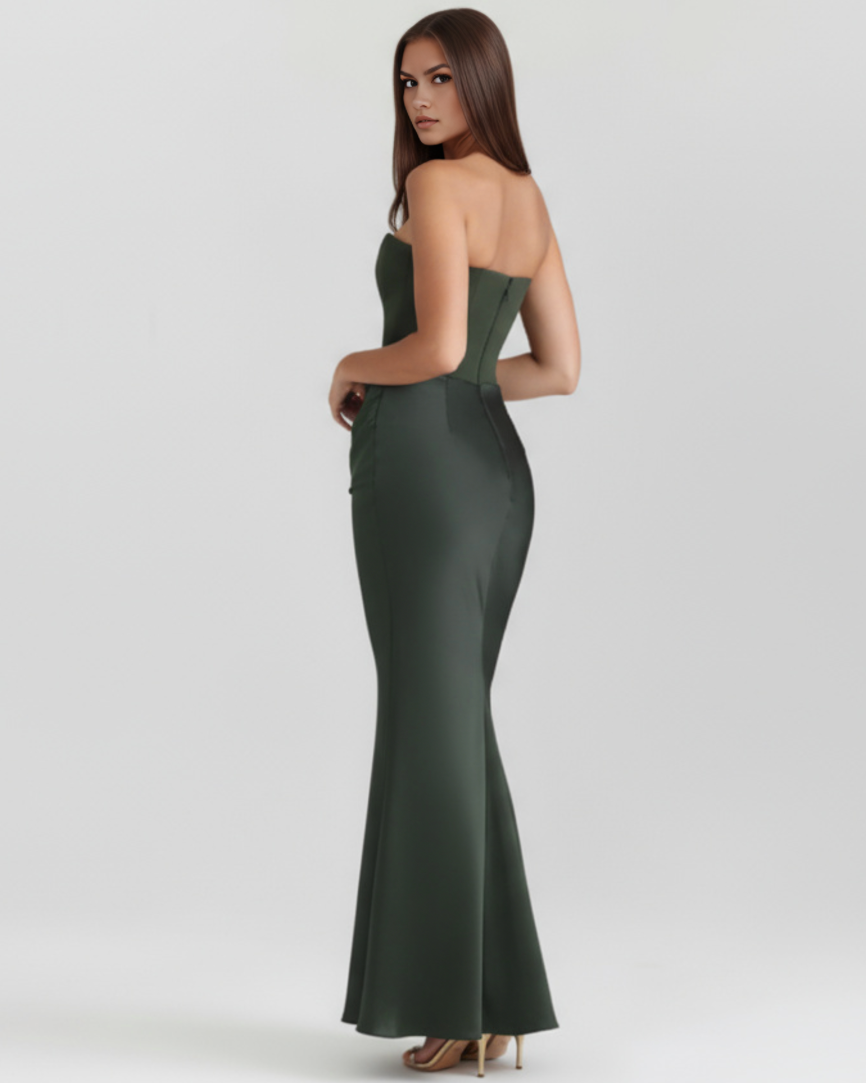 Almond Muse Style, Boned Bodice, Glamorous Events