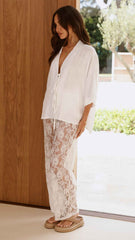 SHEER LACE MIDI CASUAL SUMMER DRESS