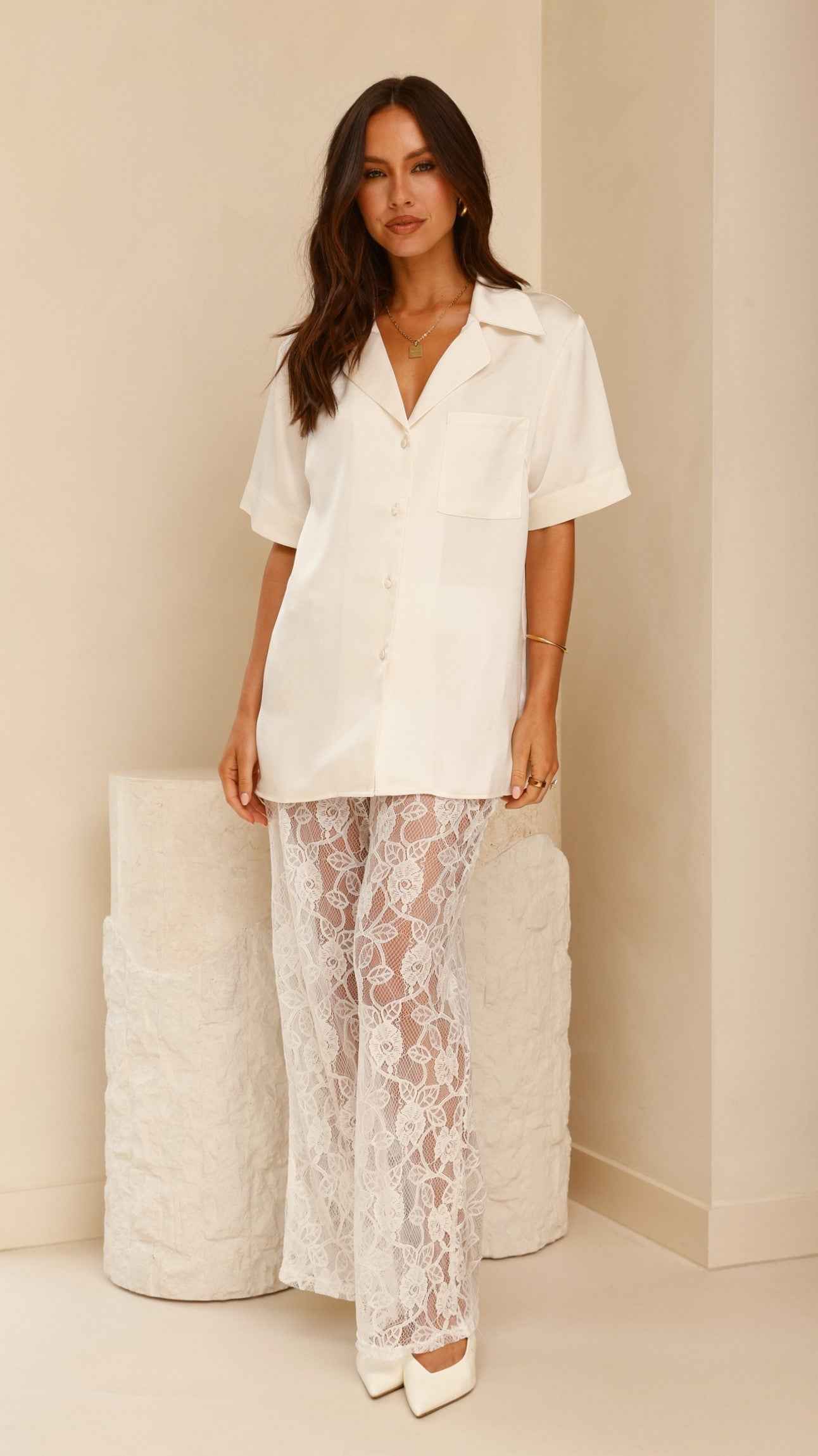 SHEER LACE MIDI CASUAL SUMMER DRESS